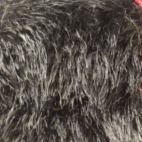 Black Fuzzy Top - Picture 2 of 3